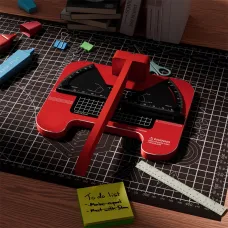 Angle Cutting Station Miter Cutter Aluminum Alloy Desktop Tool Interchangeable Blades Precision Model Kit Cutter Rubber Stick ABS PS Cutting