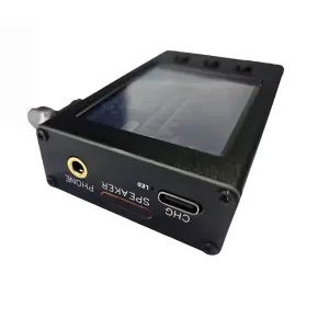 Portable All Band Shortwave Radio Receiver AM FM LW MW SW TEF6686 2.8 inch IPS Touch Screen Aluminum Alloy Case ESP32 Bluetooth WiFi 5000mAh Rechargeable DSP USB Type C SMA Antenna Stereo Speaker Headphone Jack