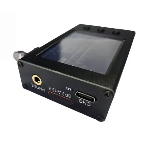 Portable All Band Shortwave Radio Receiver AM FM LW MW SW TEF6686 2.8 inch IPS Touch Screen Aluminum Alloy Case ESP32 Bluetooth WiFi 5000mAh Rechargeable DSP USB Type C SMA Antenna Stereo Speaker Headphone Jack