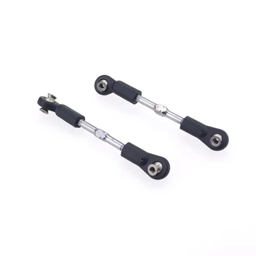 2PCS ZD Racing 8124 Metal 75-85mm Steering Rod for 9116 08427 1/8 Rc Car Model Parts