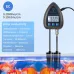 Tuya WiFi Bluetooth 5 in 1 Water Quality Monitor PH EC SALT SG Temperature Multi Function Water Analyzer APP Control for Aquarium Aquaculture Hydroponics Swimming Pool
