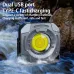 IPRee Usb Charging Camping Light 2400LM Emergency Warning Light Portable Usb Rechargeable Keychain Work Light for Outdoor Camping Emergency