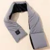 TENGOO Quick Heated Scarf for Women Men USB Charging Fleece-lined Down Cotton Electric Heating Scarf Warmer for Neck Waist Abdomen