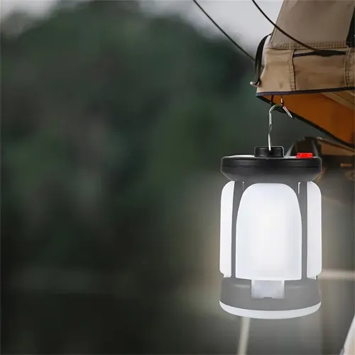 IPRee LESolar Charging Outdoor Camping Light Hanging Folding Tent Light Multifunctional Household Strong Light Emergency Lighting
