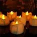 12pcs LED Electronic Tealight Remote Control Timing Tears Christmas Wedding Birthday Confession Decoration Flash Candle with 2-Key Remote Control