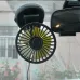 5V/12V/24V Single-Head Car Fan 360 Adjustable Cooling Fans 2 Speed USB Mini Size Five-blade Strong Wind For Auto Cooler