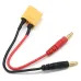 T/XT30/XT60/XT90 to 4.0mm Banana Plug Charging Cable Silicone Wire 14AWG for Lipo Battery