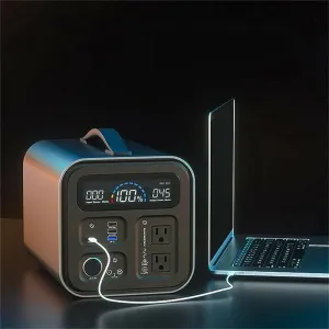 USA Direct Gofort UA1100 1100Wh 1200W Portable Power Station 2x Pure Sine Wave AC110V Outlets 1200W Inverter Solar Generator for RV Van Home Outdoor Camping Emergency Battery Backup