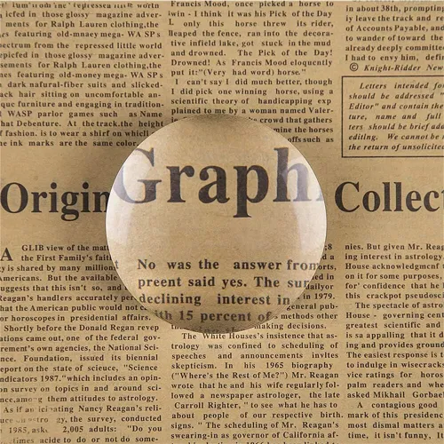 10X High Magnification Crystal Desktop Reading Magnifier Acrylic Lens 65mm Lens Diameter and Dual Function as Paperweight for Home and Office Use