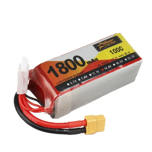 ZOP Power 14.8V 1800mAh 100C 4S LiPo Battery XT60 Plug for RC Drone