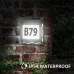 Solar Light Door Number Light Outdoor Digital Light Waterproof LED Indicator Light Home Entrance Courtyard Wall Light