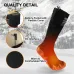 TENGOO 1 Pair Unisex Heated Socks Electro-thermal Warm Socks Winter Heating Socks Outdoor Camping Skiing Spots Boot Socks