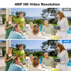 Srihome SH051 4MP HD Dual Band WiFi Security Camera 5X Optical Zoom PTZ IP Cam Auto Tracking Color Night Vision Two-way Audio IP65 Waterproof Outdoors CCTV Baby Monitor Cameras