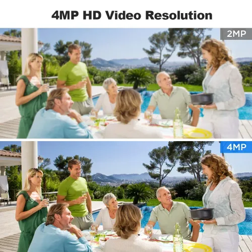 Srihome SH051 4MP HD Dual Band WiFi Security Camera 5X Optical Zoom PTZ IP Cam Auto Tracking Color Night Vision Two-way Audio IP65 Waterproof Outdoors CCTV Baby Monitor Cameras