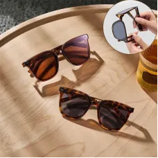 XIAOMMijia Foldable Polarized Sunglasses 8 Layer Polarizing Film Lenses Sunscreen Glasses Fashion Unisex Travel