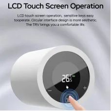 EWeLink APP ZigBe Thermostat Radiator Actuator LCD Display Smart Home Programmable Thermostatic Radiator Valve Voice for Alexa Google