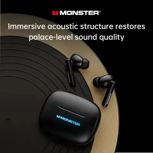 Monster XKT26 TWS Wireless Earbuds bluetooth V5.4 Earphone HIFI Sound Quality Portable Sports Headphones with Mic