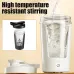 IPRee 450ml Automatic Stirring Coffee Cup Portable Electric Mixing Coffee Mug Rechargeable Coffee Soy Milk Mixer for Travel