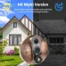 Tuya Smart WiFi Doorbell 1080P Peephole Camera 2MP 2304x1296P PIR Motion Alexa Google Integration 5000mAh Battery Two-Way Intercom Night Vision