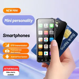 SOYES XS16 Pro Mini 4G 4GB+128GB 4.0 Inch 5MP Camera Face Unlock OTG 2100mAh Android 10 MTK6762 Octa Core Mobile Phone