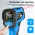 Handheld Infrared Thermometer IR07 IR07A IR07B Wide Temperature Range VA Screen High Precision Laser Adjustable Emissivity Industrial K Type Thermocouple Temperature Measurement