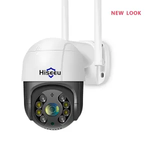Hiseeu 4MP/5MP PTZ IP Camera Outdoor Security AI Human Detection H.265X Wireless WiFi  Video Surveillance Cameras iCsee P2P