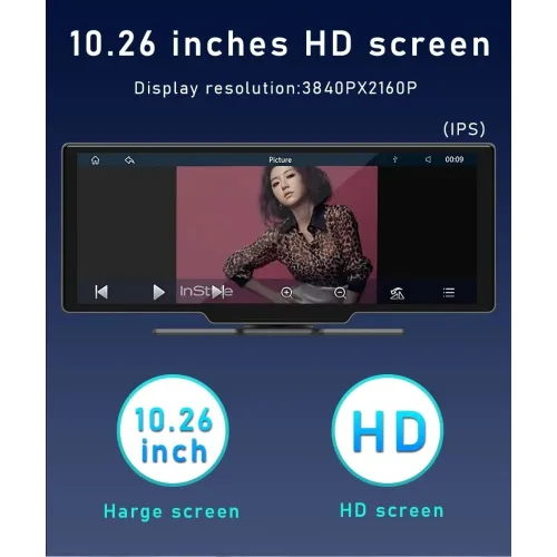 10.26 inch Portable bluetooth Car MP5 Player HD Large Screen Wireless Carplay Car Radio Built-in 1W Speaker