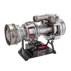 Teching DM136 DIY Turboshaft Engine Model Kit DIY 1/4 Scale Metal Build Your Own Military Helicopter Engine for Adults Toys Gift