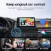 2in1 Wireless CarPlay Android Auto Adapter Convert Wired to Wireless with 5GHz WiFi USB Type C Plug and Play for Factory Car Systems