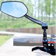XANE1 Pair HView MTB Road Bike Mirrors 360 Adjustable Handlebar Rearview Mirror for Bicycle Motorcycle Accessories Rear Mirror