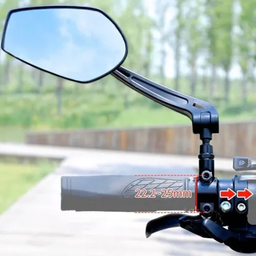 XANE1 Pair HView MTB Road Bike Mirrors 360 Adjustable Handlebar Rearview Mirror for Bicycle Motorcycle Accessories Rear Mirror