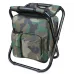 IPRee Outdoor Folding Camping Fishing Chair Stool Portable Backpack Cooler Insulated Picnic Bag Hiking Seat Table Bag Camping Fishing Gear