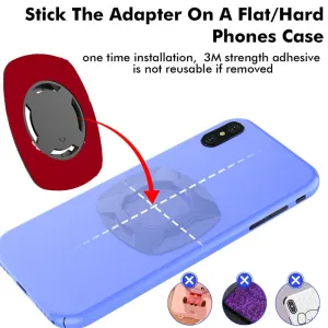 XANERotatable Bicycle Phone Holder 4.7"-7.2" inch Phone Shockproof Non-slip Motorcycle Holder Handlebar Mount Safety Lock Phone Holder