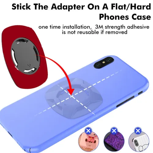 XANERotatable Bicycle Phone Holder 4.7"-7.2" inch Phone Shockproof Non-slip Motorcycle Holder Handlebar Mount Safety Lock Phone Holder