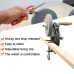 Knife Sharpener Hand-cranking Grinding Machine Sharpener Tool For Kitchen Knife Garden Tool Sharpener 6 Inches DIY Polishing Machine Tool Grinder