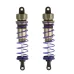 2PCS ZD Racing 7358/7359 Front/Rear Oil Filled Shock Absorber for 9106s 1/10 RC Car Parts