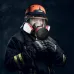 Gas Mask Survival Nuclear and Chemical Full Face Gas Mask with 40mm Activated Carbon Filter and 6001 Filter 6800 Respirator Mask for Gases Vapors Dust Chemicals