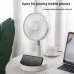 Tevorex 7200mAh Telescopic Folding Fan USB Charging Portable Mini Electric Fan Dormitory Outdoor Cooling Appliances Adjustable Home Fan
