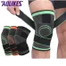 AOLIKEProfessional Sports Knee Support Nylon Elastic Breathable Soft Bandage Knee Brace for Basketball Tennis Cycling