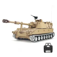 Tongde Model M2109 M109A2 1/16 2.4G RC Tank Loud Speaker Battle Shooting RC Car Vehicle Models RTR Toys