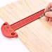 T-Square Ruler Aluminum Alloy Anodized Finish 1/32 Inch/1MM Precision Hole Spacing Ergonomic Design for Craftsman