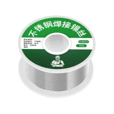 High Purity Solder Wire Tin Alloy with 2.2% Flux Eco-Friendly 20g/50g/100g Roll for Metal Soldering Versatile Low Temperature