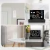 Wireless Weather Station Indoor with Forecast Moon Phase Barometer Alarm 7 Buttons Backlight RF Sensor Large LCD Display Outdoor Thermometer Hygrometer