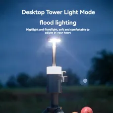 IPRee Telescopic Camping Lantern Rechargeable with 15 Color Temperatures 6000mAh Camping Essentials Portable Waterproof Lanterns for Power Outages, Emergency, Hiking