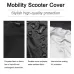Mobility Scooter Dust Cover Waterproof 210D Oxford Anti-UV Windproof Dustproof Electric Wheelchair Electric Motorcycles Protector