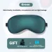 KALOADouble Sided Simulated Silk Sleeping Eye Mask Adjustable Elastic Band Blackout Travel Sleep Eyeshade Nap Cover
