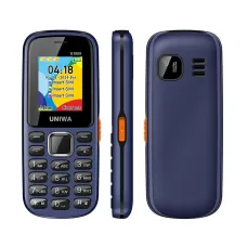 UNIWA E1808 Mini 2G GSM 1.77-inch Three Cards Three Standby 800mAh FM Big Button Built-in Flashlight Mobile Phone for Senior Elder