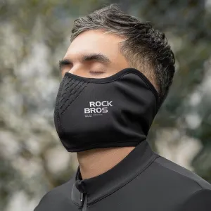 ROCKBROCycling Face Winter Mask Windproof Breatheable Bicycle Motorcycle Fleece Warm Scarf for Outdoor Ski Cycling