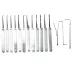 19Pcs Unlocking Locksmith Practice Lock Pick Key Extractor Padlock Lockpick Tool Kits