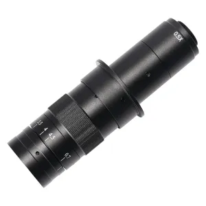 130X 180X 300X Industrial Adjustable Monocular Zoom CS C mount Lens HDMI-compatible Video Microscope Camera